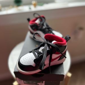 Red and Black Toddler Jordan 1s
